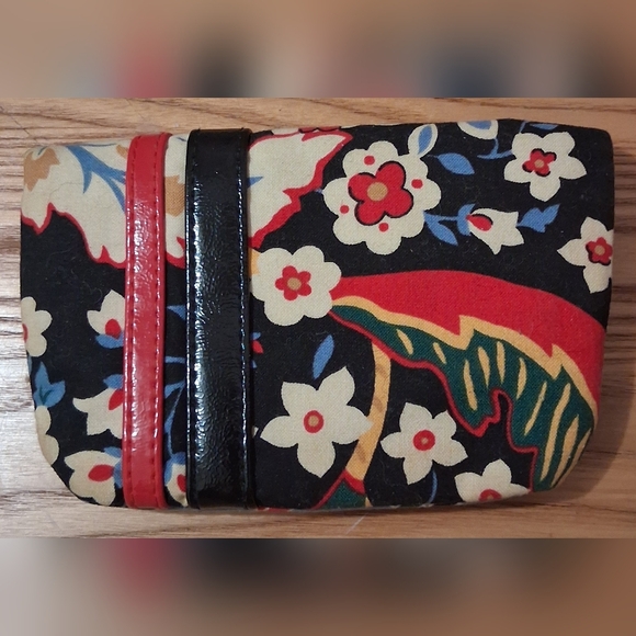 NWOT Vera Bradley Sun Valley Boho Geometic Flap Over Kiss Lock Clutch Purse Bag - Picture 2 of 13